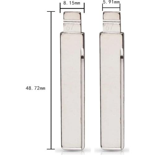 #67 Metal Car Key Blade for KD VVDI JMD Remote key for BMW for MG