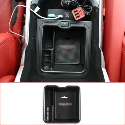 For Land Rover Range Rover Sport Vogue 2018 Car Central Storage Box Door Phone Glove Armrest Box Accessories (with refrigerator)