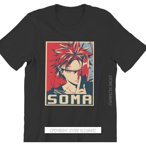 Food Wars Shokugeki No Soma Erina Totsuki Anime TShirts For Men Cool Funny O-Neck 100% Cotton T Shirt