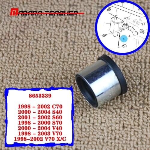 For Volvo 850 C70 S40 V70 XC90 Oil Trap Hose to block URO Engine Crankcase Breather Hose-Emission Control Lower Gates 8653339