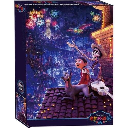 Disney Puzzle Toy 500 Piece of Paper Spiderman Romance Toy Adult Puzzle Puzzle Toys for Teenagers
