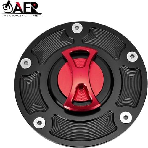 JAER CNC Fuel Tank Cap Cover For Ducati Panigale 899 959 Panigale 1199 1299 Motorcycle Accessories Gas Tank Caps Petrol Covers