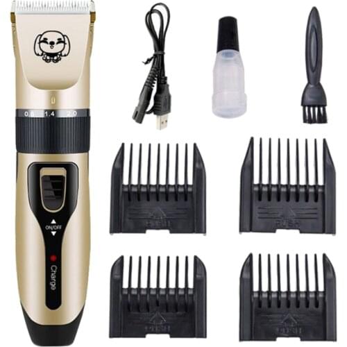 Lightweight Dog Grooming Hair Clipper Kit Pet Cat Fur Trimmer Shaver Tool Kit