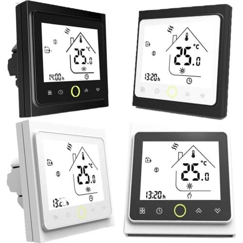 Modbus Central Air Conditioner Thermostat Water /Electric/Gas Bolier Heating Thermostat Hotel/Office Room Temperature Controller