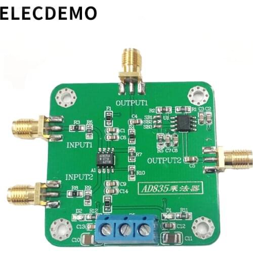AD835 Module Multiplier module Mixing Wideband modem with post-stage op amp 4 quadrant analog multiplier