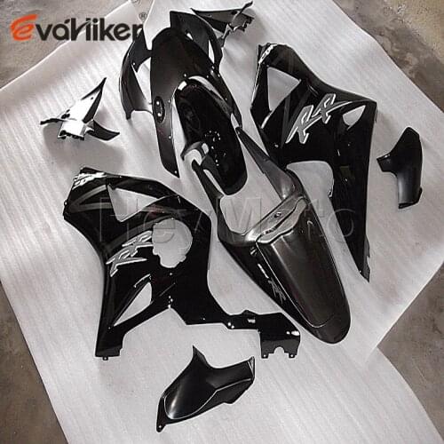 Motorcycle fairing for CBR954RR 2002 2003 CBR 954 RR 02 03 glossy black ABS Plastic motorcycle cowl order