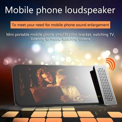 Mobile Phone Speaker Stand Sound Amplifier Phone Holder Accessories Cell Phone Stands and Holder for Home Office Bedroom