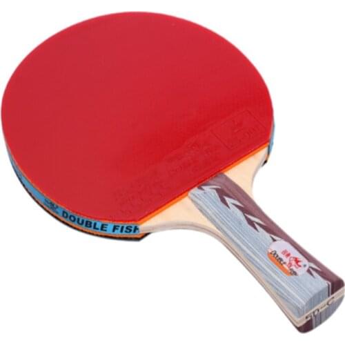 Double fish 5D-C 5D-E table tennis 7layers pure wood rackets racquet bat fast attack loop for amateur entertain players