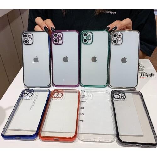 Luxury Full Coverage Meticulous Phone Case for IPhone 11 Pro Max Se 2 7Plus XR XS X8 7 Plus 6 6S Soft TPU Silicone Clear Cover