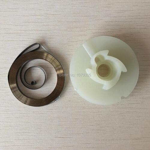 Chainsaw Starter Recoil Starter rope rotor with rewind Spring for Starter Repair Replacement Fit HUS 51 55
