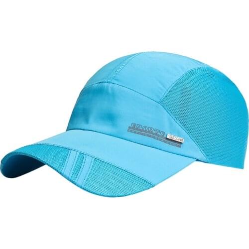 Thin Baseball Cap Men Women Summer Portable Quick Dry Breathable Fashion Hat Golf Tennis Running Hiking cap