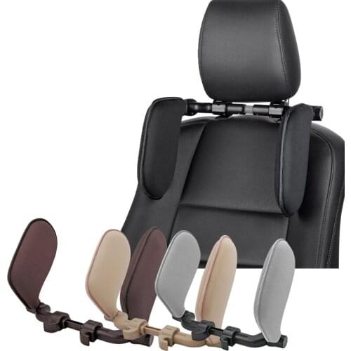 U Type Car Seat Neck Headrest Rest Pillow Cushion Support Solution U-shaped Auto Car Pillows Travel For Kids Adults Sleeping