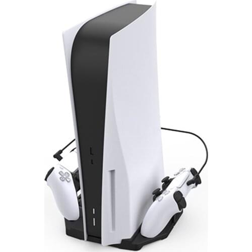 For PlayStation 5 Game Console Vertical Stand for PS5 Digital Edition Wireless Controller Holder Table Storage Game Accessories