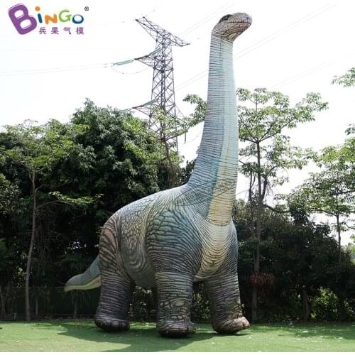 Custom Built 10 Meters Height Huge Inflatable Dinosaur / Large Blow up Animal Dinosaur for Decoration Toys BG-C0515