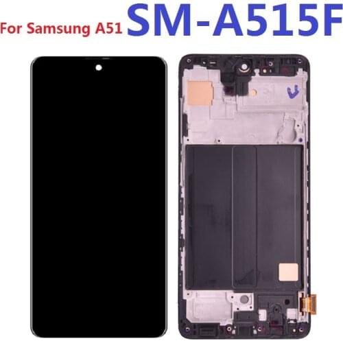 Incell For Samsung Galaxy A51 A515 SM-A515F SM-A515F/DS A515FD Display LCD Touch Screen Digitizer Assembly Frame Tools Kits