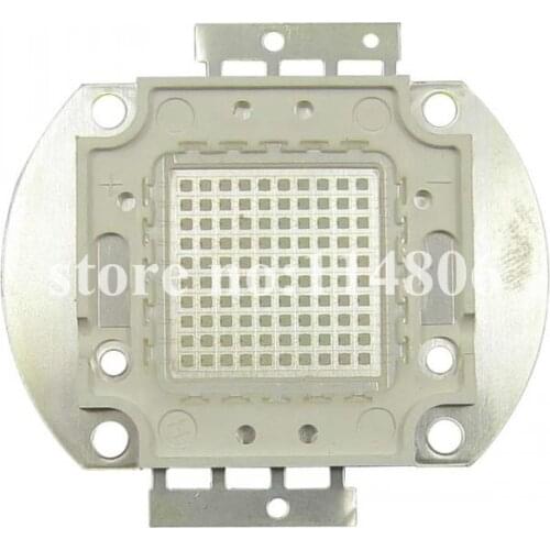 100W Square Base UV Ultraviolet 395nm SMD LED Bead Light Parts F Currency detector