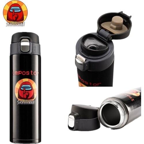 401-500ml Portable Werewolf Kill Thermos Cup Kids Adults High Quality Stainless Steel Water Bottles Vacuum Flasks Insulated Cup