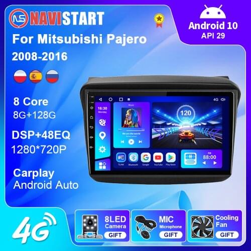 OKNAVI 4G+64G Android Car Multimedia Video Player For Mitsubishi Pajero Sport 2013-2017 Navigation GPS Undefined Stereo 2 din