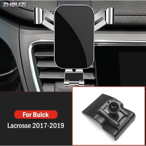 Car Mobile Phone Holder Air Vent Mount GPS Stand Gravity Navigation Bracket For Buick Lacrosse 2017-2019 Car Accessories