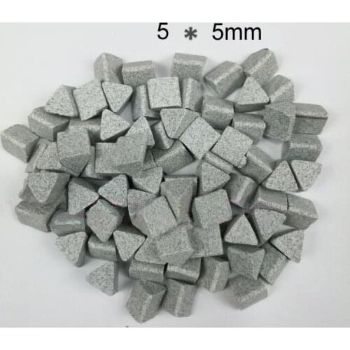 Jewelry Polishing Material Ceramic Stone Polishing Tumbling Media vibration Tumbler Machine use corundum triangle abrasive