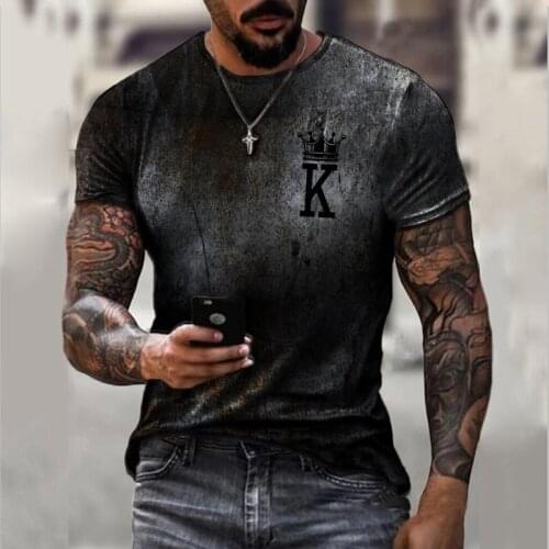 2021 Summer Mens Casual New Short-sleeved T-shirt 3D Printing Loose Street Personality Custom Men T-shirt XS-6XL Drop Shipping