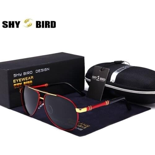 SHYBIRD Brand Designer Mens Sunglasses Driving Glasses Sunglasses Pilot Mens Polarized Mirror Classic Sun Glasses