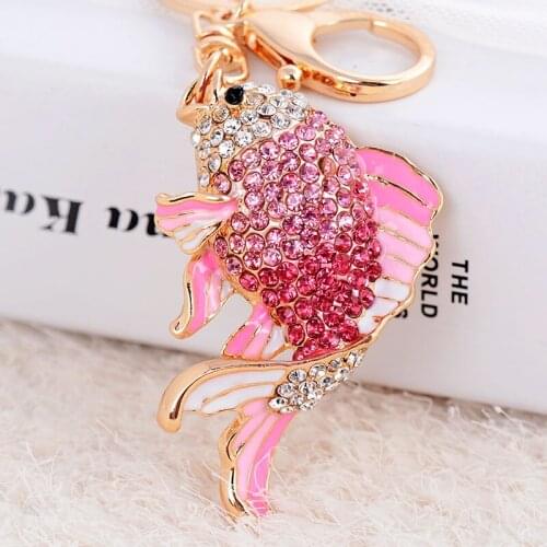 New Exquisite Workmanship Goldfish Pendant Exquisite Cartoon Goldfish Bag Ornaments Car Ornaments Key Chain