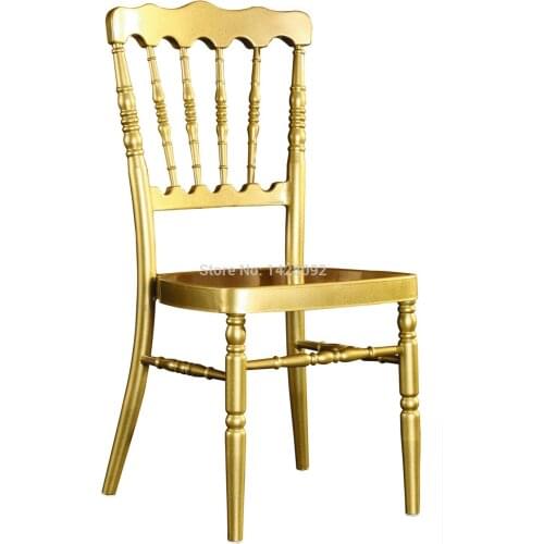 Wholesale Quality Strong Gold Aluminum Napoleon Chair