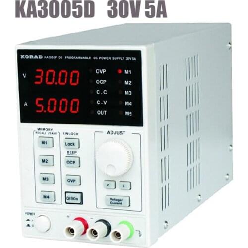 KA3005D High Precision Adjustable Digital DC Power Supply 4Ps mA 30V/5A For Scientific Research Service Laboratory