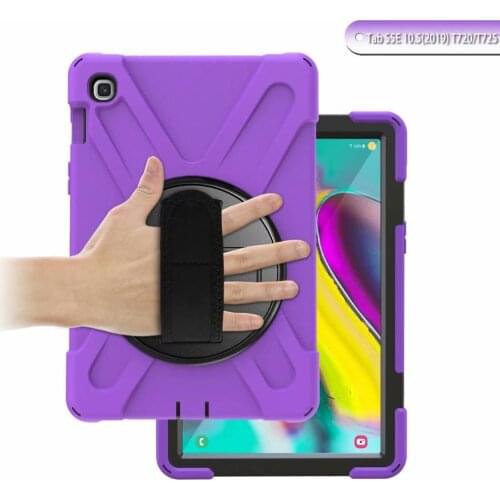 Silicone+PC Kickstand Tablet Protective Shell Hard Case for Samsung Galaxy Tab S5e Case T720 T725 10.5 Inch Skin Cover+pen