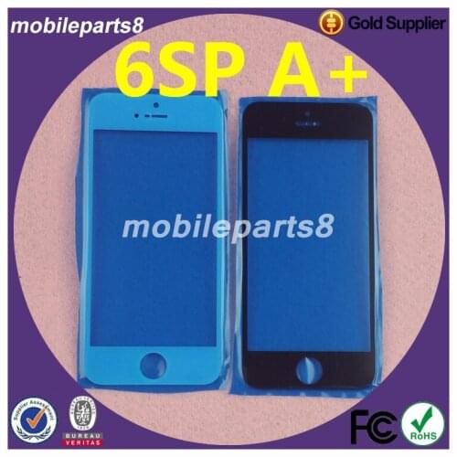 100pcs AAA quality Touch Screen Glass for iPhone 6S plus Front Screen Outer Glass Replacement Black&White