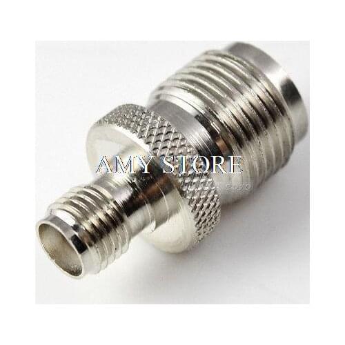 TNC female jack to SMA female jack straight adapter