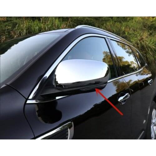For Renault Koleos 2009-2019 High-quality ABS Chrome Rearview mirror cover Anti-Rub protection Decoration Car styling