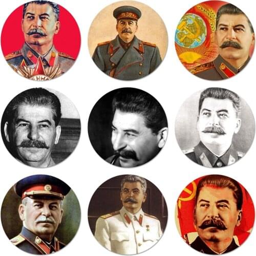 Russian Stalin Ussr Icons Pins Badge Decoration Brooches Metal Badges For Backpack Decoration