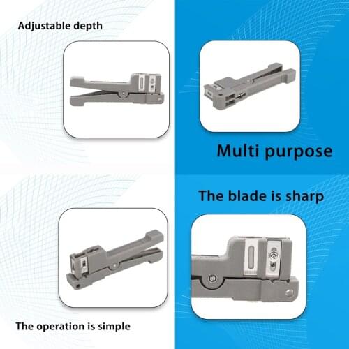 0mm-5.6mm Transverse Beam Tube Peeling Off Cable Cutter Fiber Cable Stripper Armored Fiber Cable Slitter TK-C1TK-C2