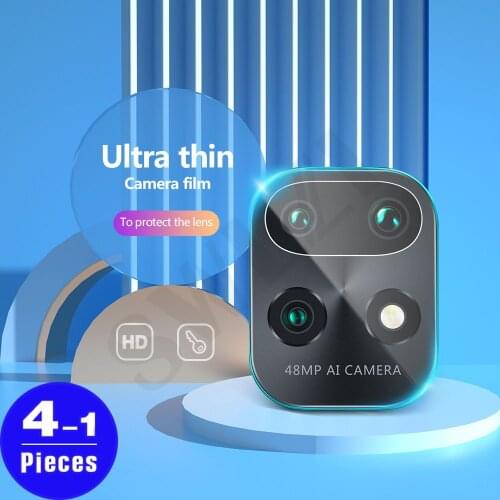 1-4Pcs 9H for Redmi note 7 8 8T 9 4G 9T 9S 10 pro max 5G 10S Camera Lens Camera Film protective screen protector Tempered Glass