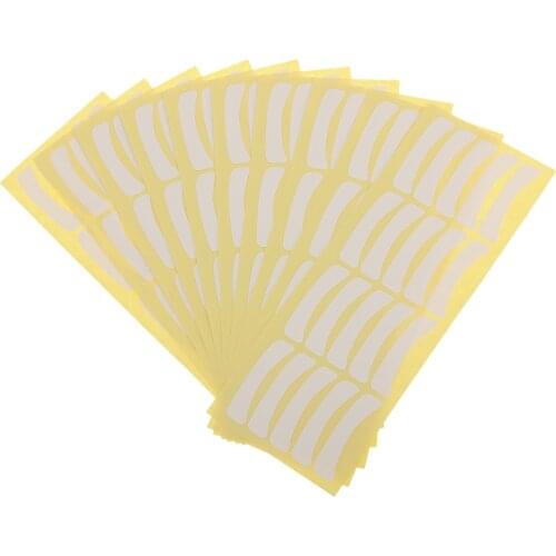 100 Pairs Thin Eye Gel Pads Under Eyes Patches Lint Free Eyelash Extension Perming Tape White