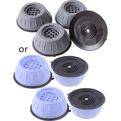 4 Pcs Washing Machine Feet Pads Non Slip Shock Proof Furniture Protector Refrigerator Anti-vibration Floor Mats