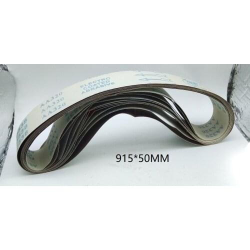 New 10pcs 915*50mm Abrasive Sanding Belt Soft cloth Metal belt grinder For Metal Sander