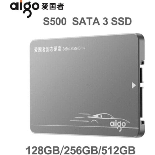 Aigo S500 SSD 128gb 256gb 512gb SATA III SSD HDD 2.5 inch HD Hard disk Internal Solid State Drive forDesktop Notebook PC