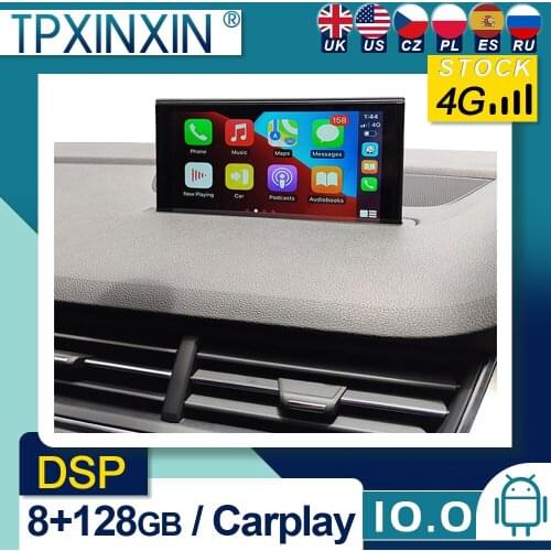 For Audi Q7 2016-2019 LHD Android 10 Car Stereo Car Radio with Screen Car GPS Navigation Tape Recorder Head Unit