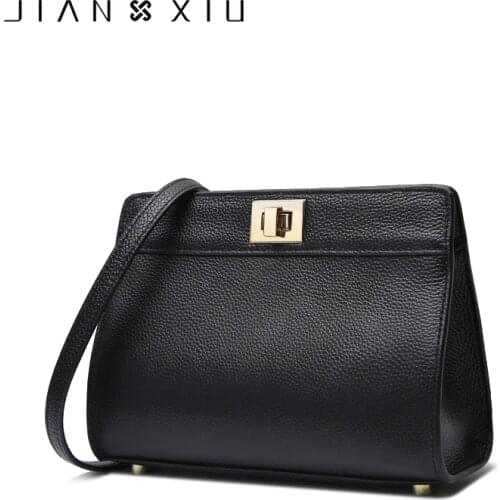 JIANXIU Brand Women Messenger Bags Genuine Leather Bag Female Shoulder Crossbody Bags For Women Purse 2018 New Removable Wallet