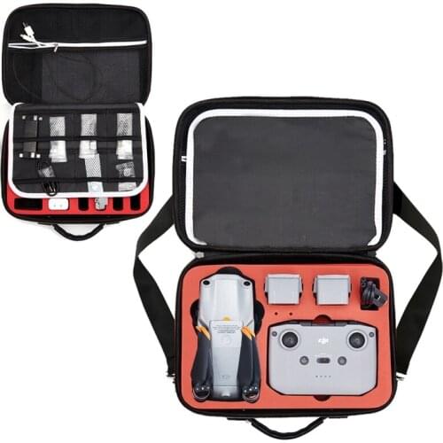 Portable Single Shoulder Storage Travel Carrying Cover Case Box with Baffle Separator for DJI Air 2S