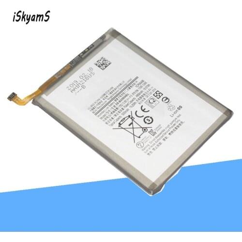 ISkyamS 1x 4900mAh Replacement Battery EB-BG580ABU For Samsung Galaxy M20 M30 SM-M205F Authentic Phone Batteries