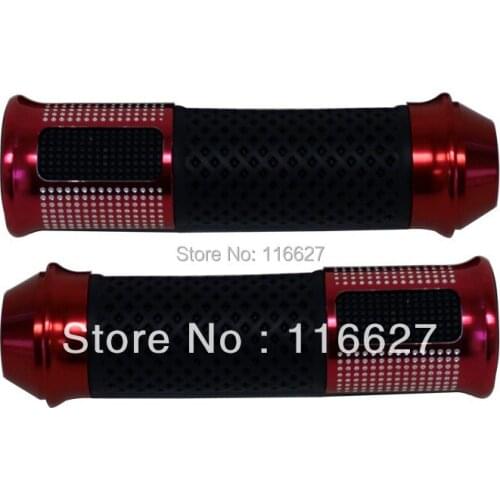 Red 7/8" Handlebar Rubber Hand Grips for Honda XR CRF YZ WR TTR DRZ KLR KX CBR GSX-R Ninja R1 R6