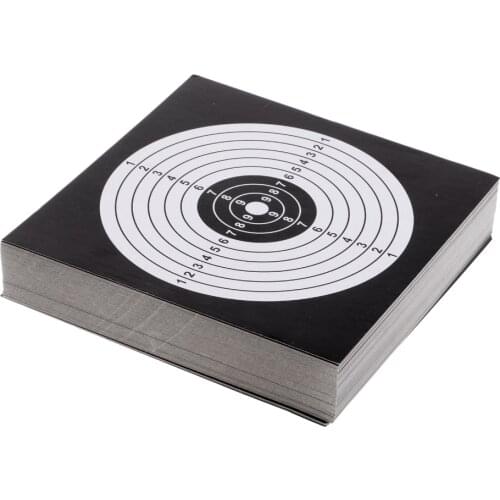100Pcs 14cm Card Targets Paper Target Shooting Archery Hunting