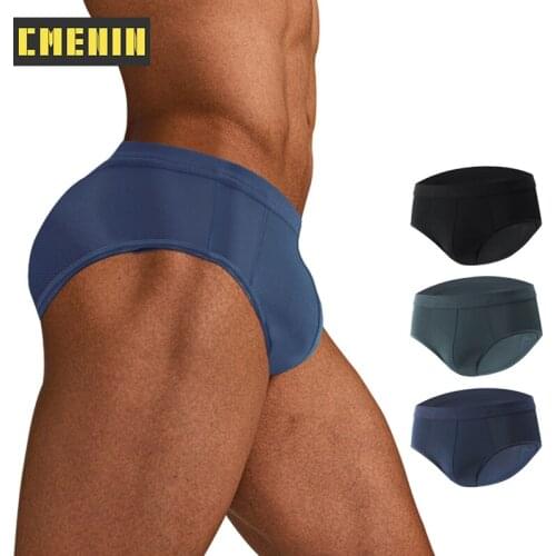 CMENIN Brand Hot Polyester Gay Sexy Mens Panties Briefs Men Underpants Quick Dry Innerwear Jockstrap Underwear Man Brief CM808