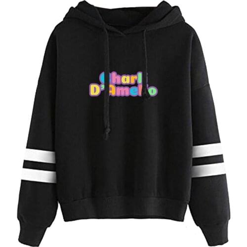 2020 NEW merch Charli D'amelio Charli Script Hoodies Sweatshirts For Men And Women Internet celebrity Pullover Unisex Tracksuit