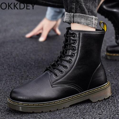Мужские мотоботы Okkdey China At AliExpress