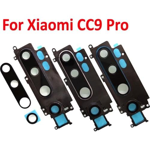 Original Back Camera Frame Cover For Xiaomi CC9 Pro CC9pro Rear Camera Glass Lens